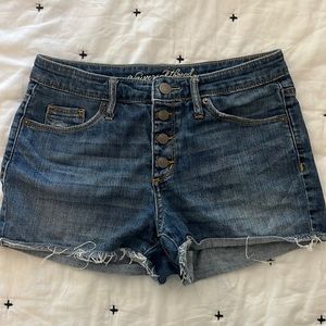 Universal Thread button fly cutoff shorts size 4